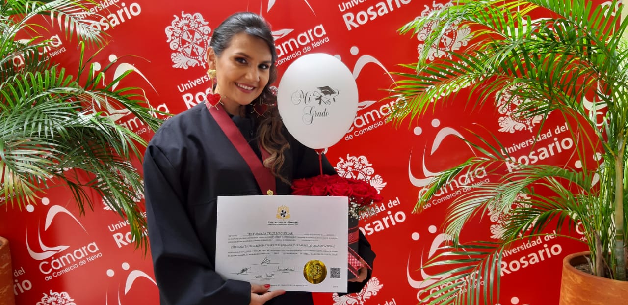 Yuly Andrea Trujillo Cuellar, graduada.